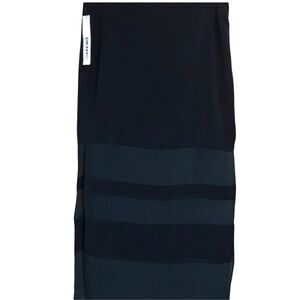 DKNYC Mesh Striped Skirt